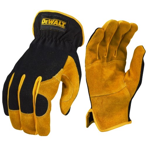 DeWalt DPG216 Gloves Leather Hybrid Driver 